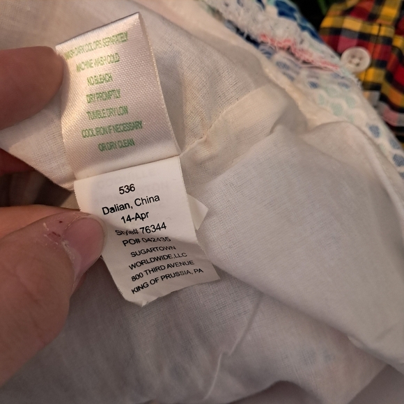 Lilly Pulitzer She She Shells Skirt Size 0 Cotton Lined Mini Skirt Starfish - Picture 8 of 8